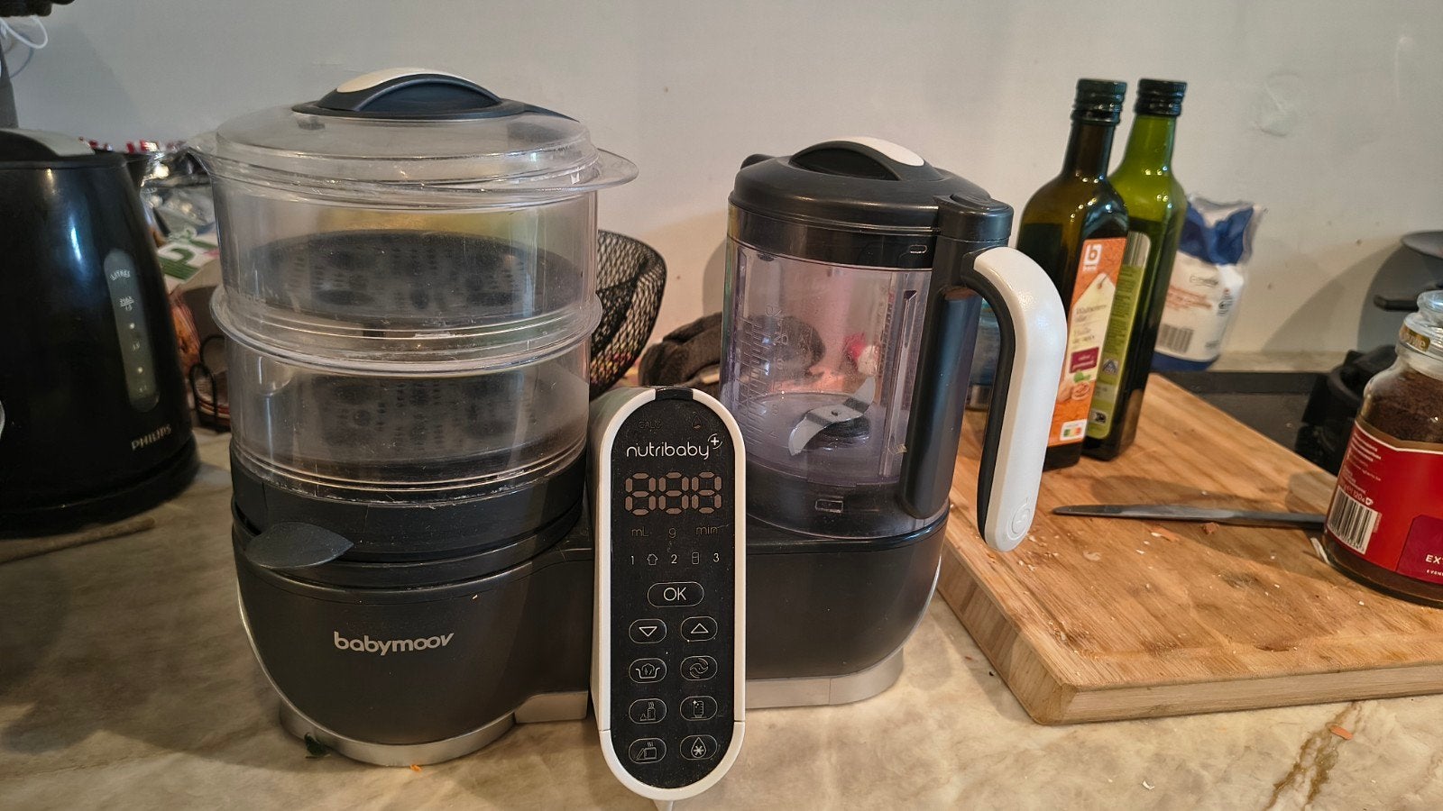 Robot cuiseur et mixeur bébé nutribaby, Enlèvement, Utilisé, Fonction de décongélation, Préparateur de repas pour bébé