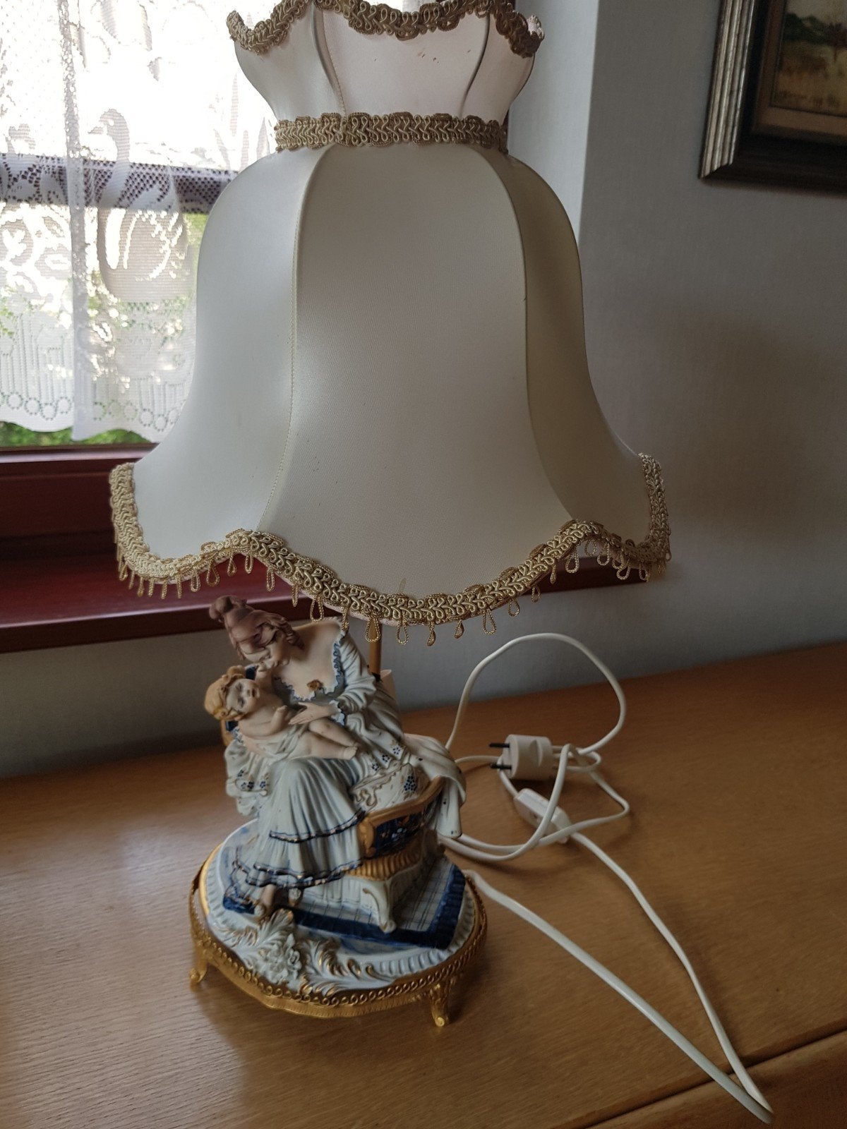 Italiaanse brocante lamp, Ophalen