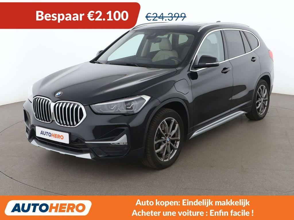 BMW X1 xDrive 25e xLine (bj 2020, automaat), Auto's, BMW, 1820 kg, Zwart, Leder, 5 zetels