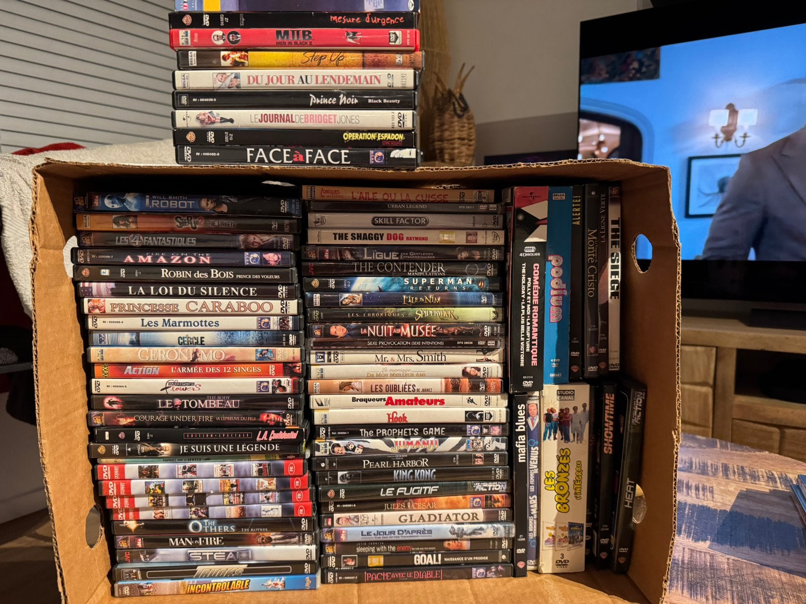 Enorme lot de dvd (74 films et 87 disney ), Enlèvement, Comme neuf