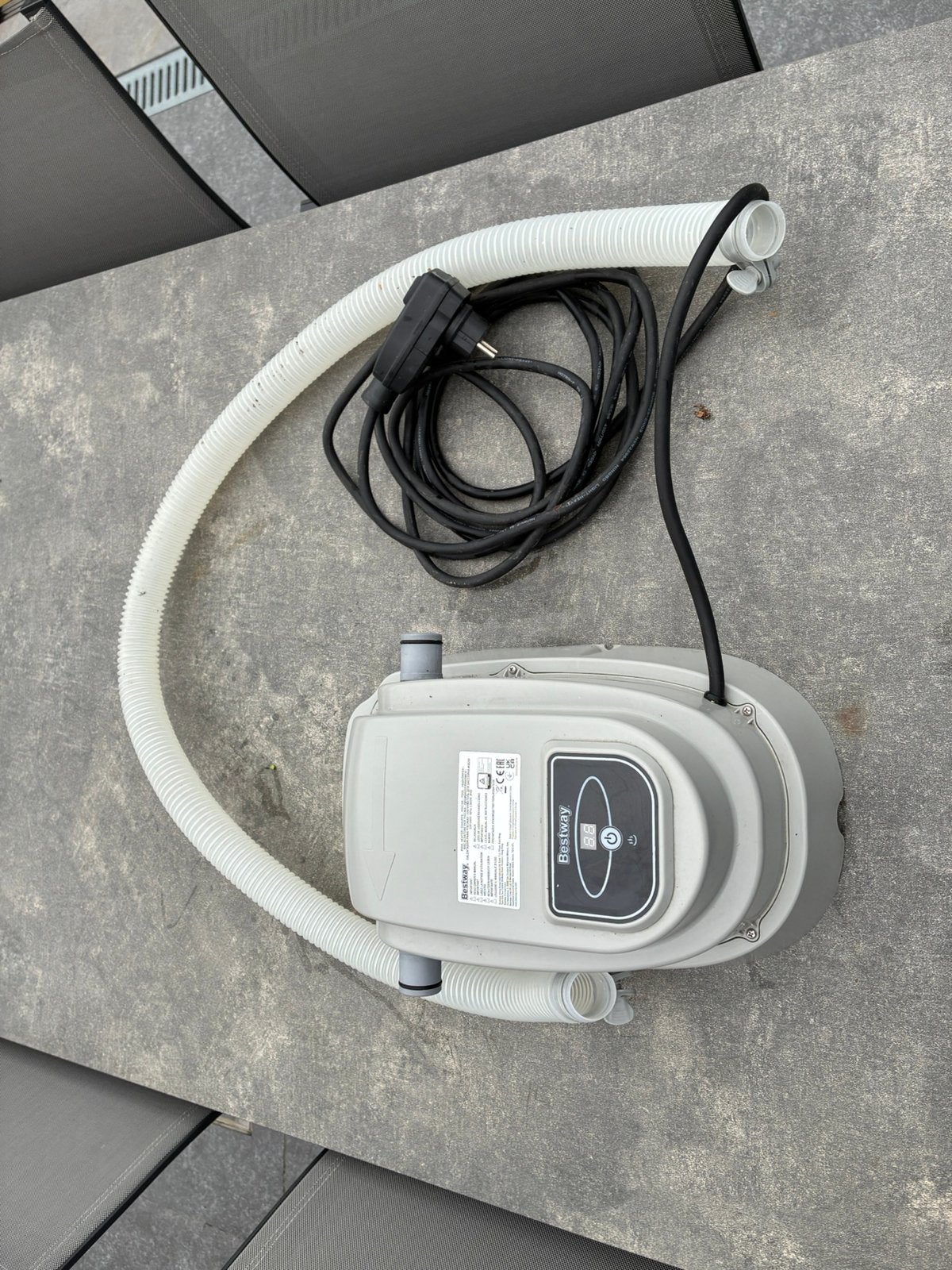 Zwembad verwarmer bestway, Tuin en Terras, Ophalen, Zo goed als nieuw
