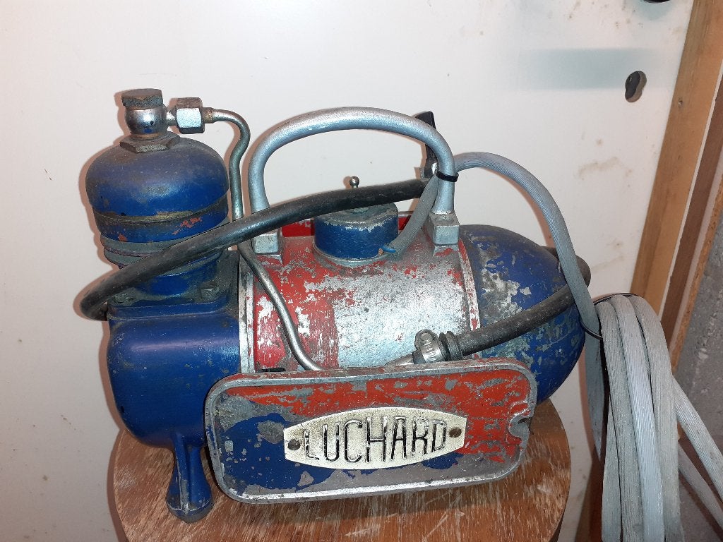 oude luchard, jaren '30 compressor, Ophalen of Verzenden, Gebruikt
