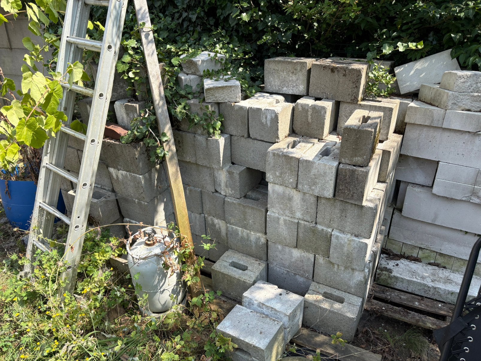 Betonblokken en cellenbetonblokken, Enlèvement, Comme neuf, Béton
