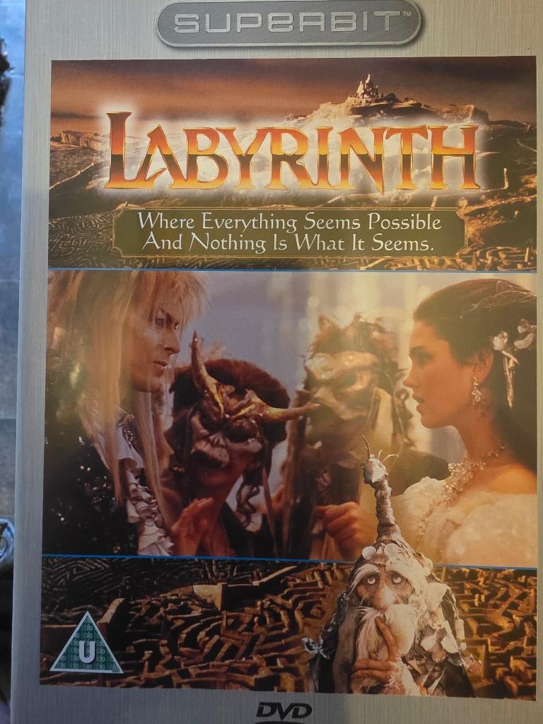Labyrinth superbit dvd david bowie, Cd's en Dvd's, Dvd's | Science Fiction en Fantasy, Ophalen of Verzenden, Zo goed als nieuw