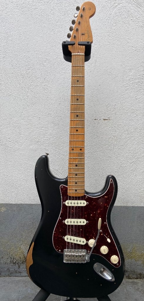 Fender Road Worn '50s Stratocaster Black (2009), Enlèvement, Comme neuf, Solid body, Fender