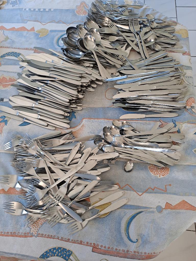 inox bestek van Verbeele, Ophalen, Zo goed als nieuw, Los bestek, Inox of Chroom