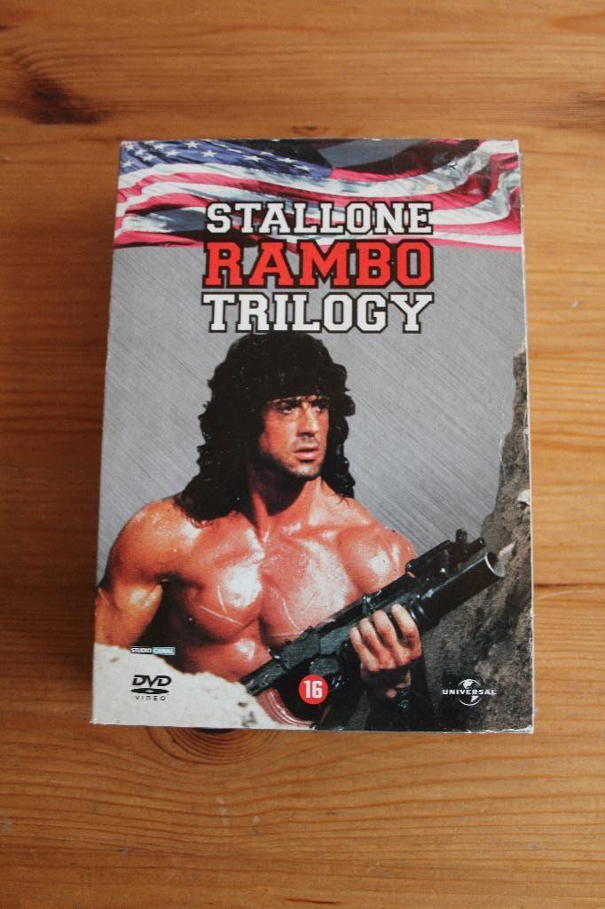 Rambo Trilogy              3 films               (Stallone), Vanaf 16 jaar, Ophalen of Verzenden, Zo goed als nieuw, Actiethriller