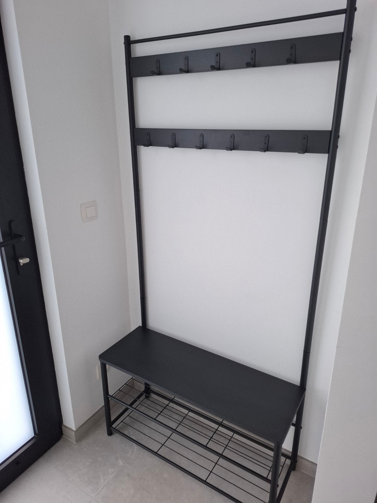 kapstok met schoenenrek, Huis en Inrichting, Woonaccessoires | Kapstokken, Ophalen, Nieuw, Metaal, Staande kapstok