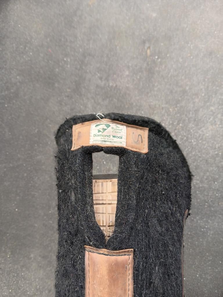 Tapis de selle en laine véritable., Enlèvement