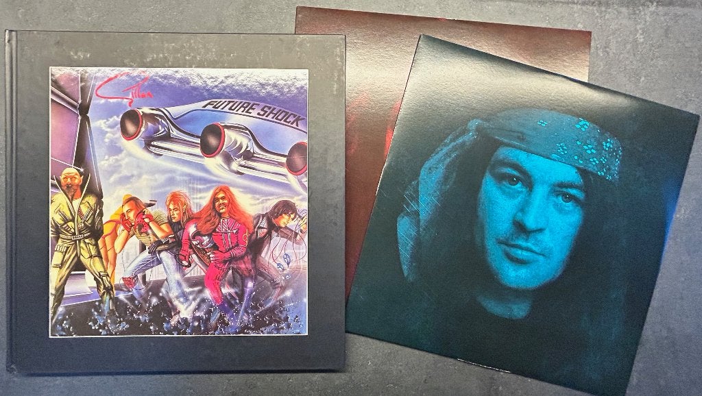 GILLAN (DEEP PURPLE) -  Future Shock ( Deluxe hardback 2LP ), Ophalen of Verzenden, Zo goed als nieuw, Hardrock, 12 inch