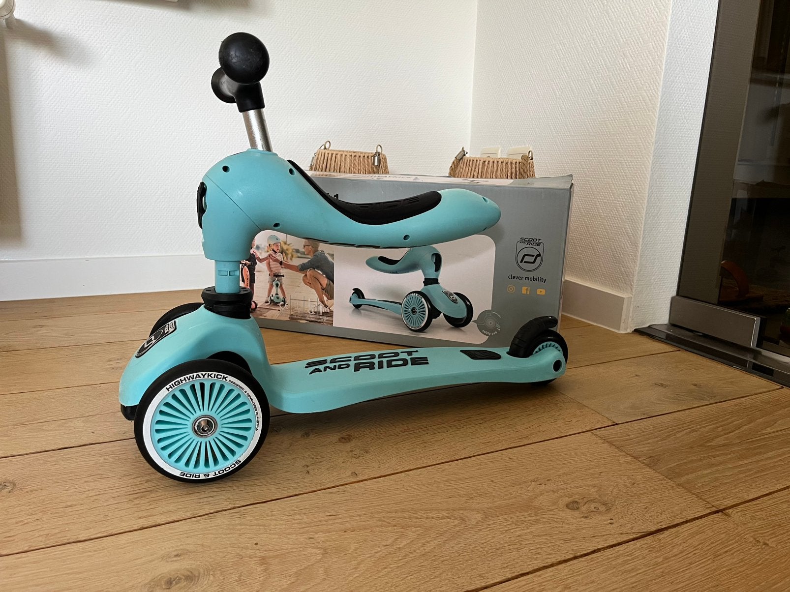 Scoot and ride step staan en zitten, Antiek en Kunst, Ophalen