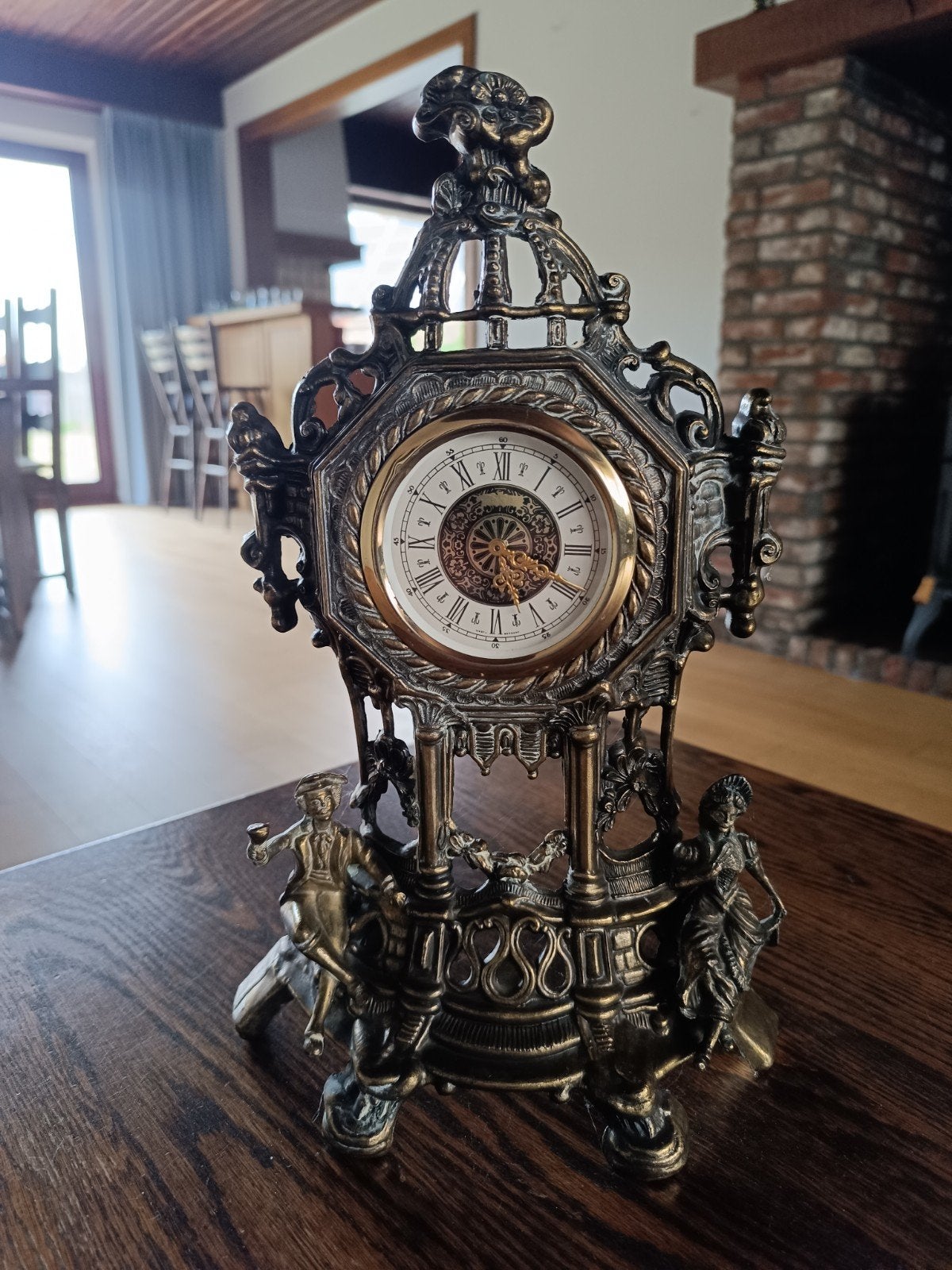 Vintage mantelklok, Ophalen