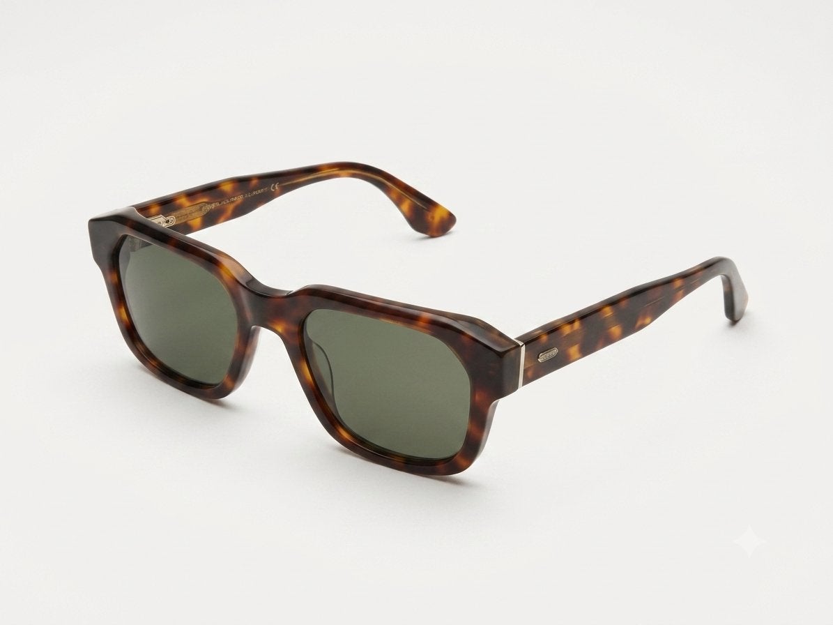 Luxe Atlant Zonnebril Schildpad Groen Inclusief Doos & Case, Overige merken, Bruin, Nieuw, Ophalen of Verzenden