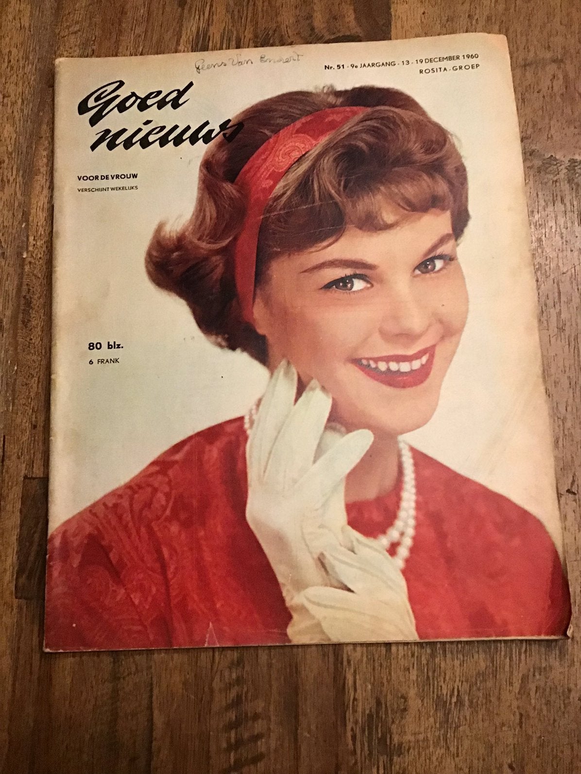 Vintage weekblad Goed Nieuws voor de vrouw 1960, Verzamelen, Ophalen of Verzenden