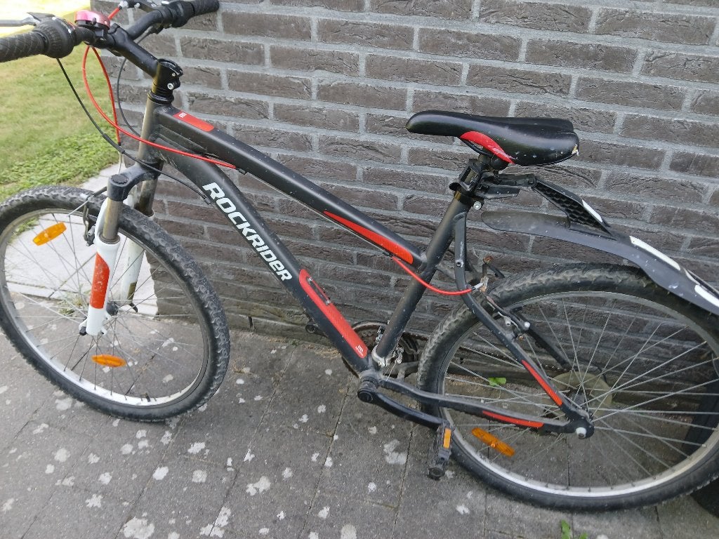 Mountainbike (kind), Fietsen en Brommers, Gebruikt, Velgrem, Rockrider (Decathlon), Handrem