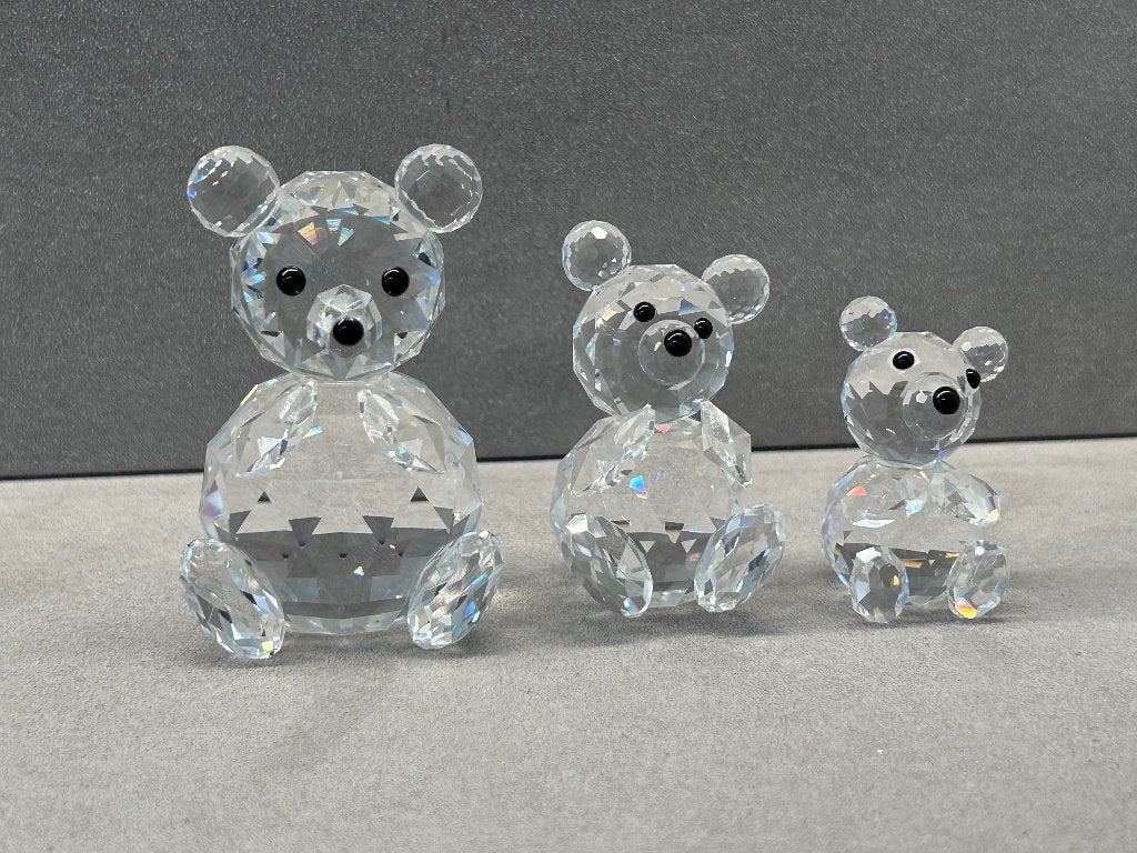 Swarovski Set van 3 Beren, Enlèvement ou Envoi, Neuf, Figurine