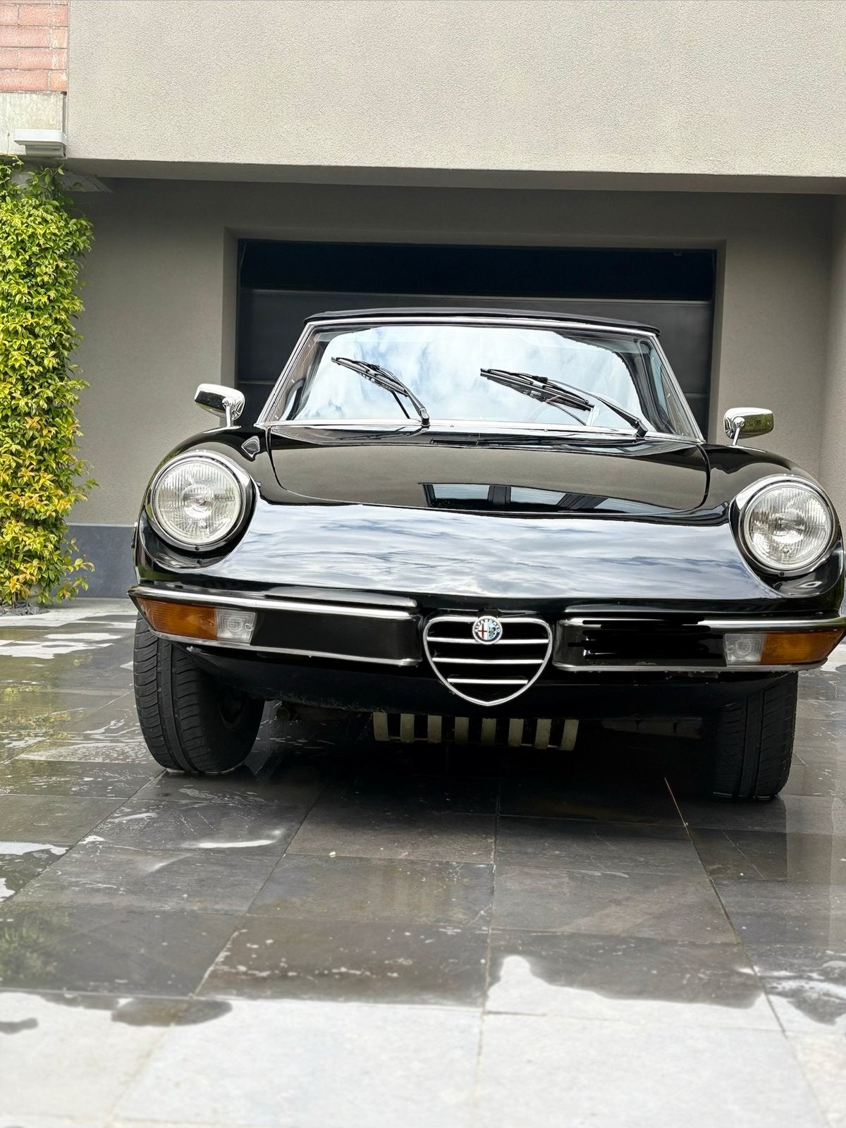 Alfa Romeo Spider 2000, Auto's, Achterwielaandrijving, Cabriolet, Spider, Zwart