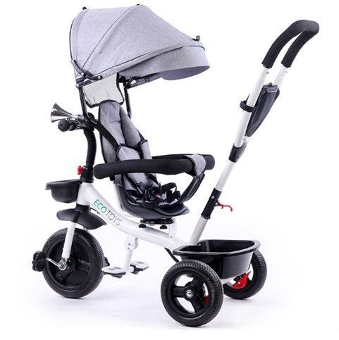 Driewieler met stuurstang, Enlèvement, Neuf, Ecotoys, Tige de poussée