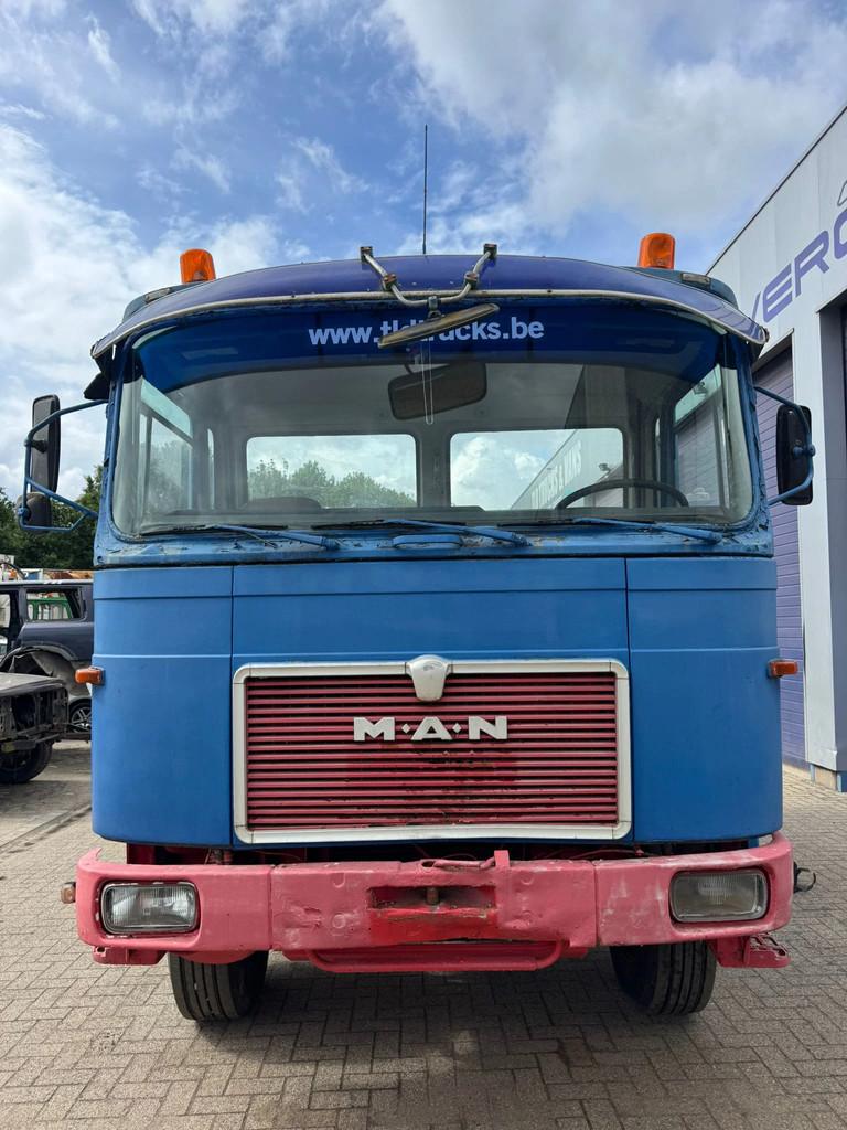 MAN F8 *19.280-4x4-GERMAN TRUCK* (bj 1979), Auto's, Vrachtwagens, Blauw, MAN, Bedrijf, Vierwielaandrijving