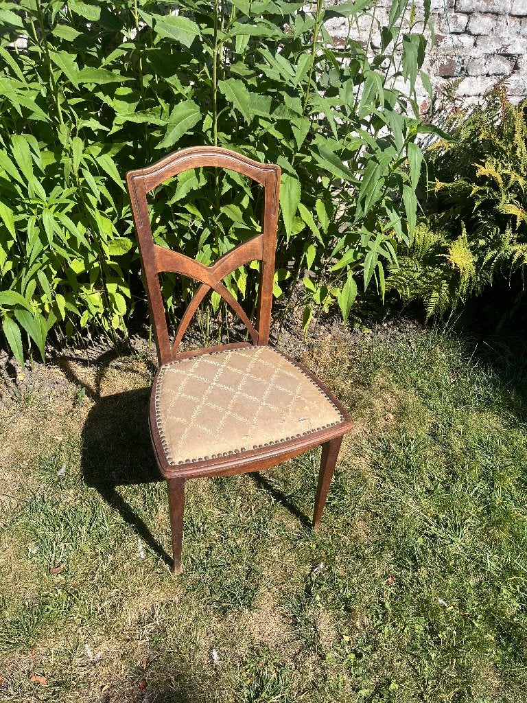 Chaise Art nouveau à restaurer, Antiquités & Art, Enlèvement