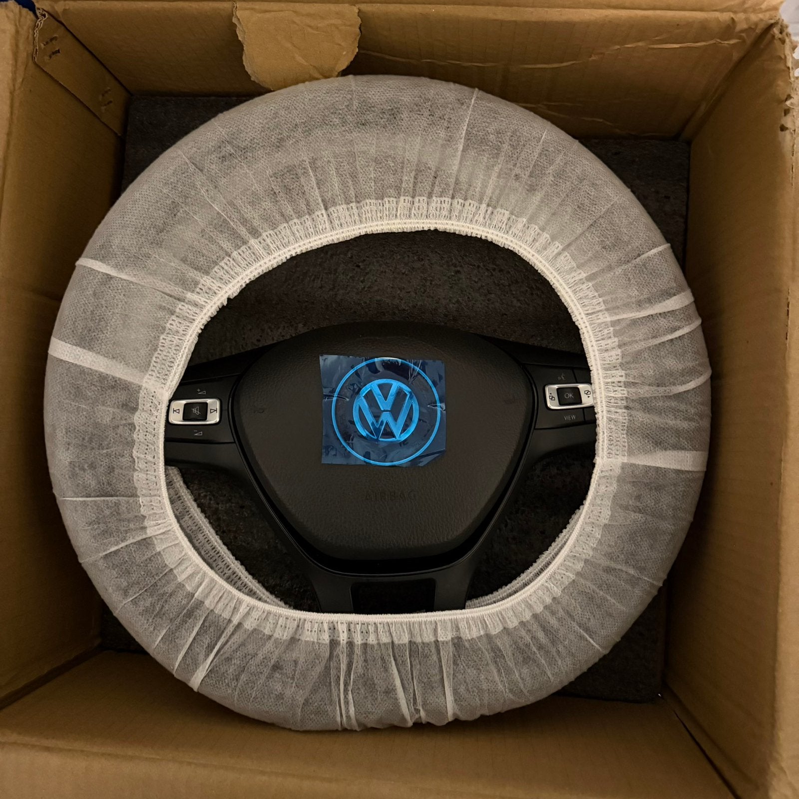 VW Polo 6 AW (2017–2021) stuur + airbag, Ophalen of Verzenden, Zo goed als nieuw