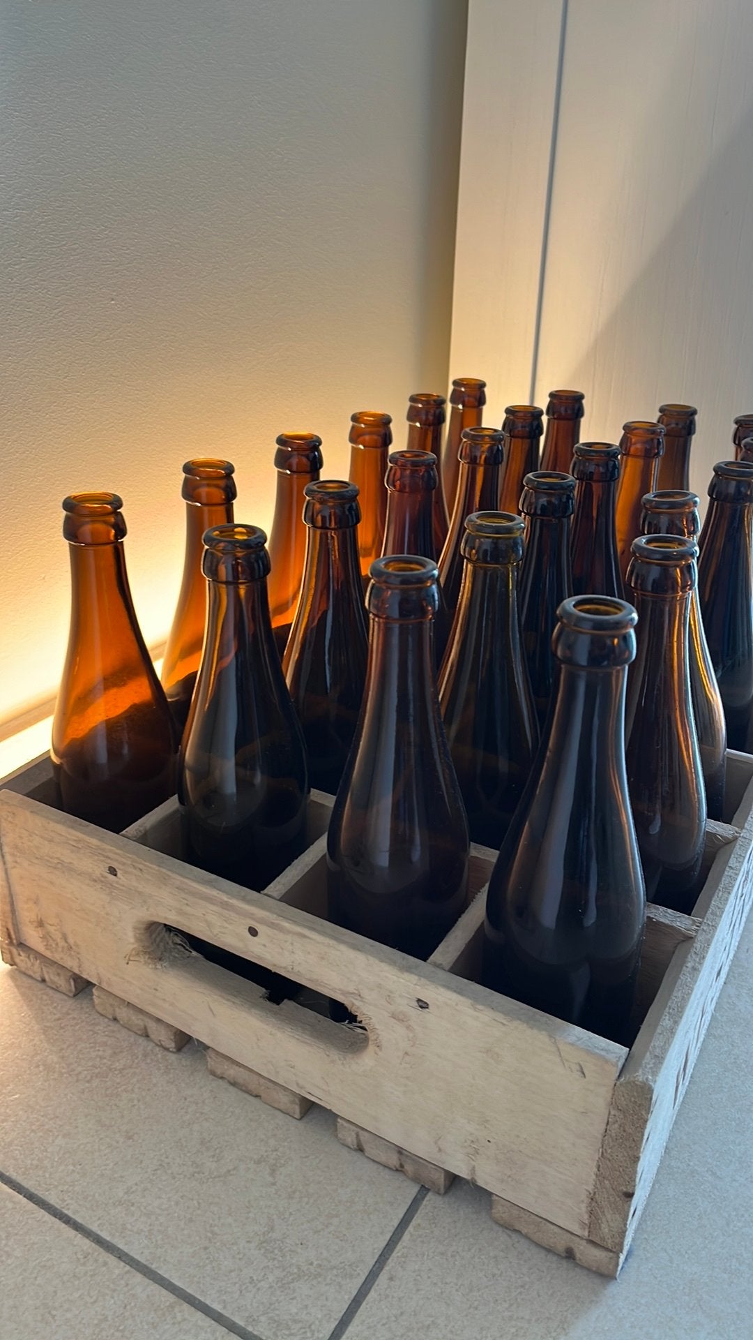 Kist Trappist Westvleteren, Ophalen, Gebruikt