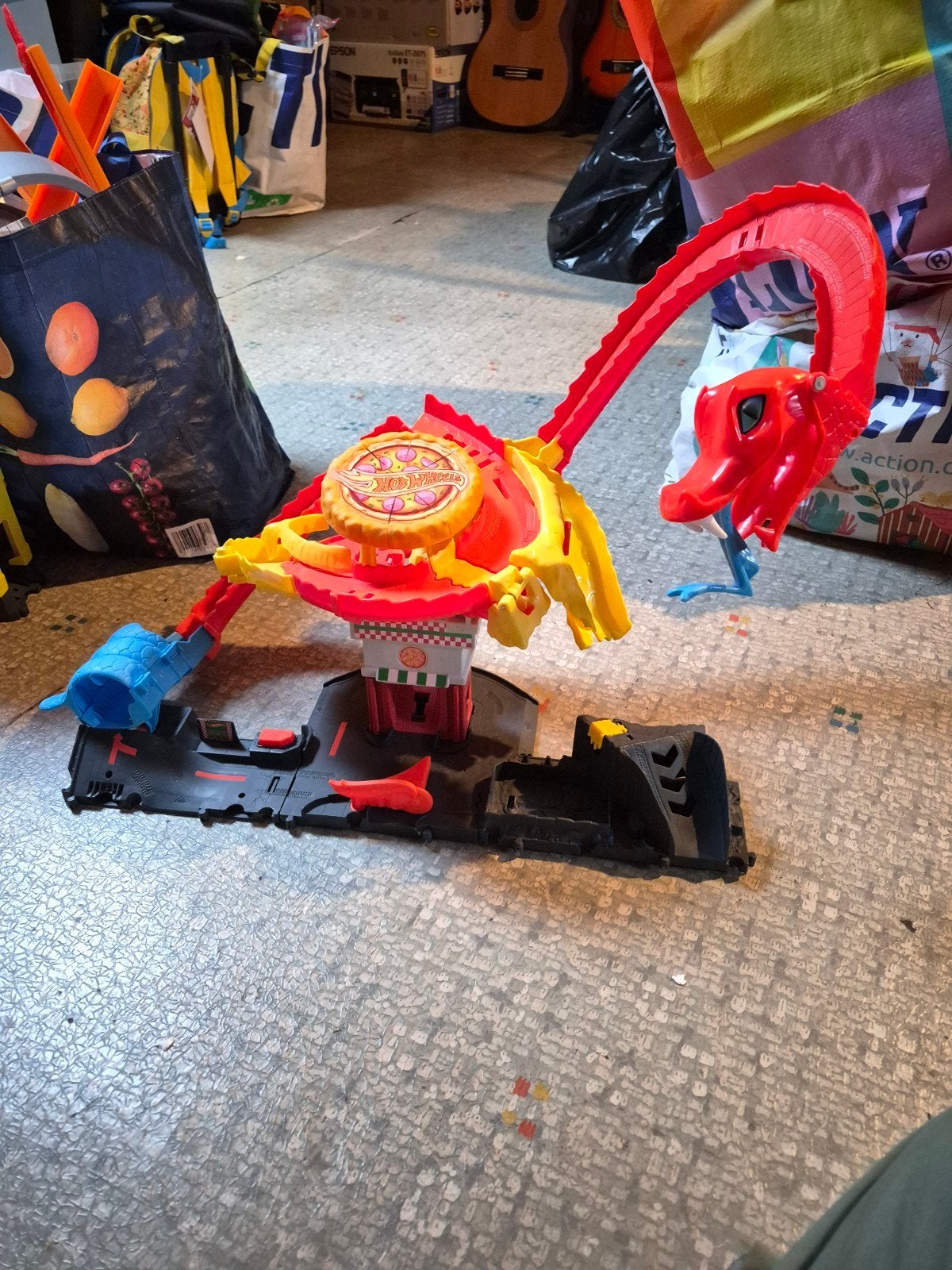 hot wheels pizza slam, Ophalen, Zo goed als nieuw, Racebaan, Hot Wheels