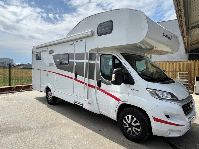 Mobilhome Sunlight A70 Fiat Ducato 140 PK, Fiat, 7 tot 8 meter, Particulier, 7 tot 8 meter
