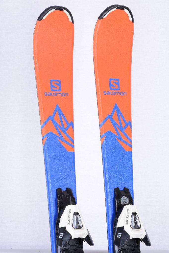110 130 kinder ski's SALOMON QST MAX JR, Gebruikt, Carve, Salomon, Ophalen of Verzenden