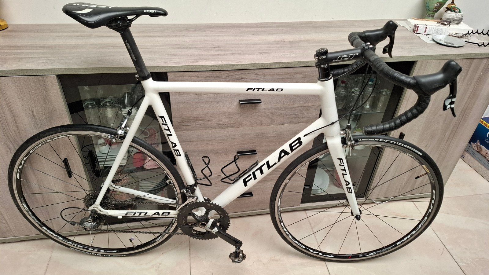 Vélo FITLAB en bonne état full SRAM Force taille 70, Vélos & Vélomoteurs, Enlèvement, Carbone