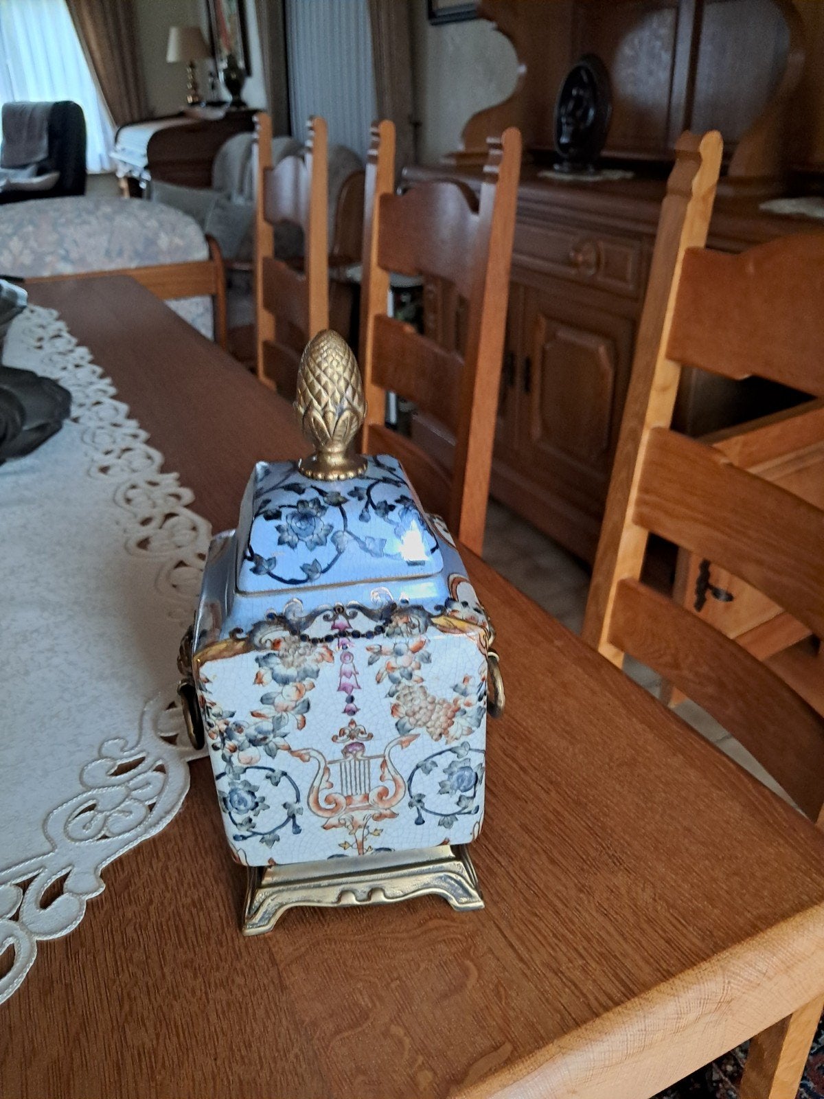 blauwe chinese vazen, Antiek en Kunst, Ophalen