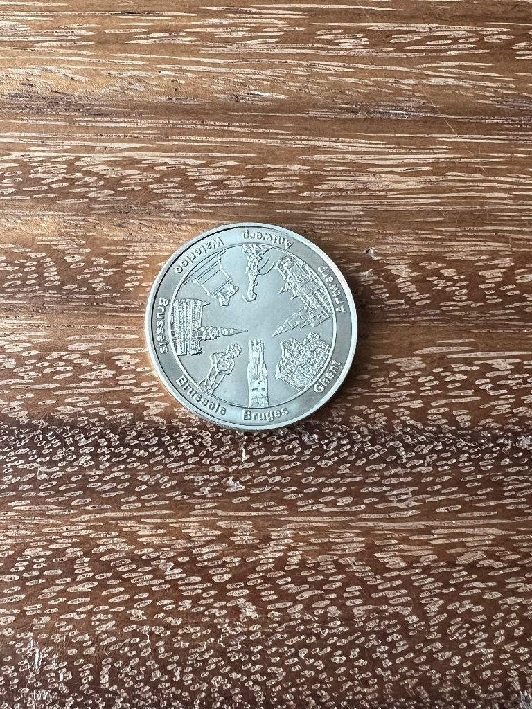 Médaille du patrimoine belge 2022 — Bruges, Gand, Anvers, Timbres & Monnaies, Envoi, Belgique, Autres valeurs, Monnaie en vrac