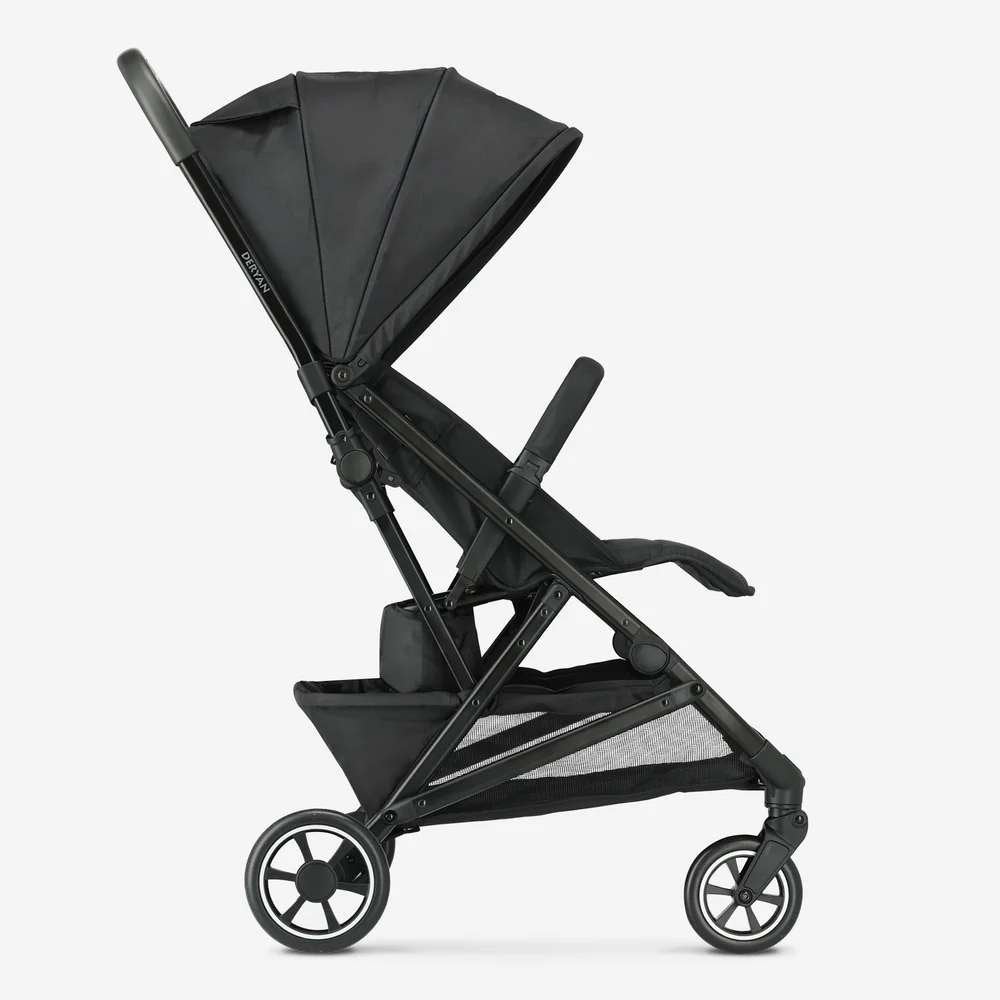 DERYAN Easy Buggy – Compact & Lichtgewicht Zwart, Enlèvement ou Envoi, Comme neuf, Autres marques, Dossier réglable