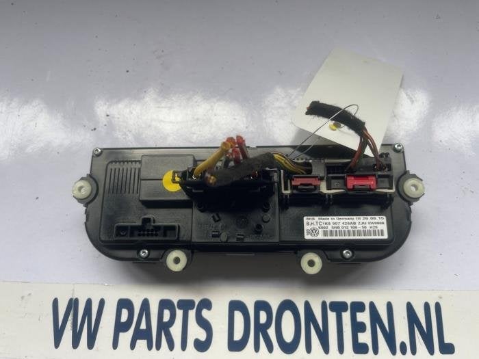 Panneau de commandes chauffage d'un Volkswagen Caddy, Volkswagen, -, 3 mois de garantie, Utilisé