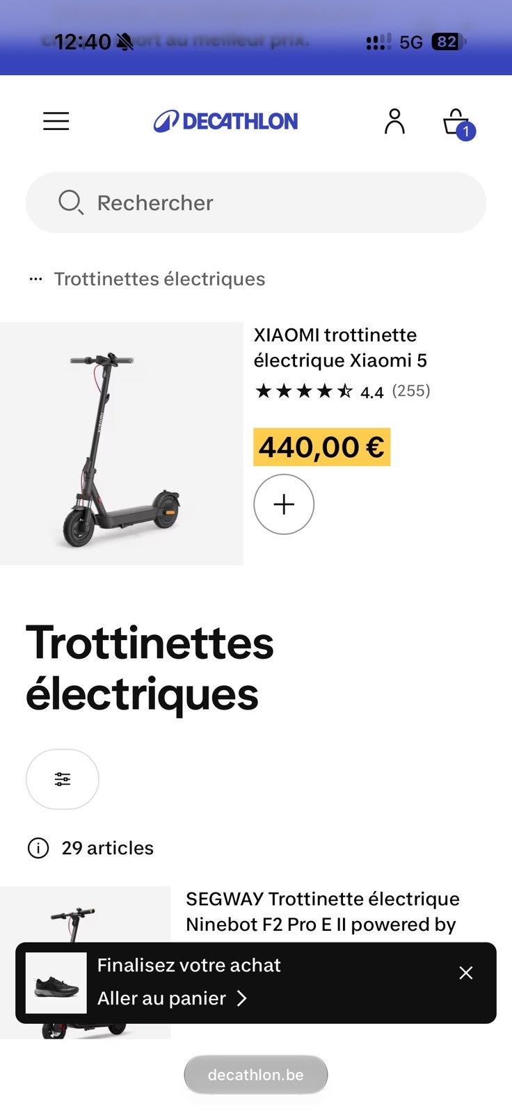 Xiaomi-scooter 5 avec garantie, Ophalen of Verzenden, Zo goed als nieuw