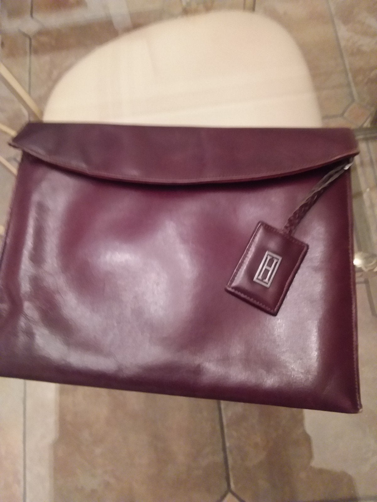Pochette tasje bordeau, Ophalen of Verzenden