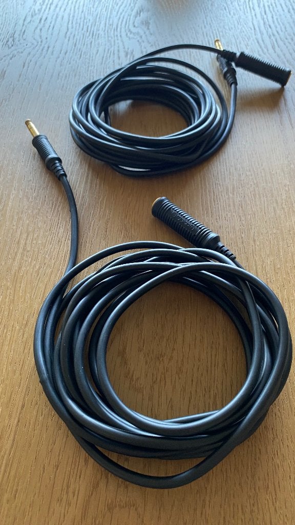 Gardo hoofdtelefoon verlengkabel 4,5m (2stuks) en adapters, TV, Hi-fi & Vidéo, Enlèvement, Utilisé