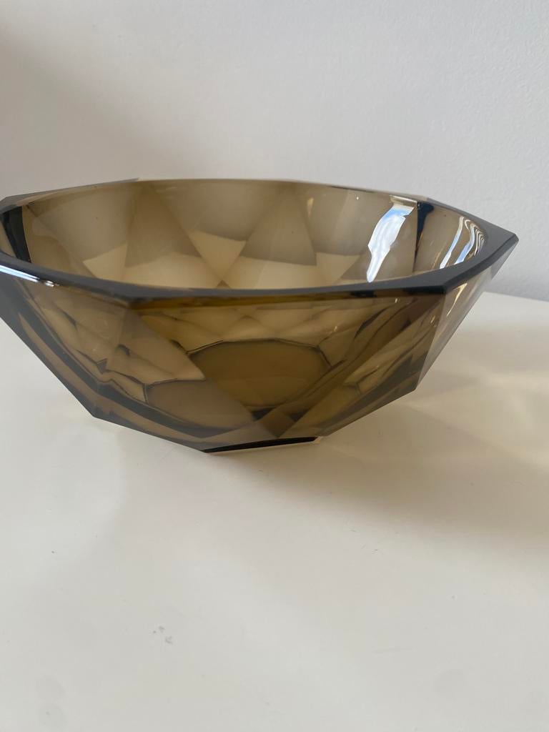 Vide-poches vintage art déco en verre, Antiquités & Art, Enlèvement ou Envoi