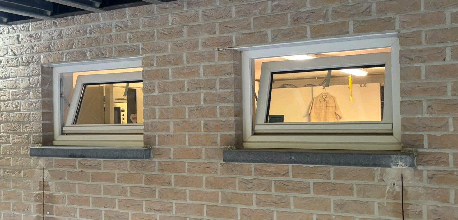 2x PVC kiep ramen, Doe-het-zelf en Bouw, Ophalen, Gebruikt, Kunststof
