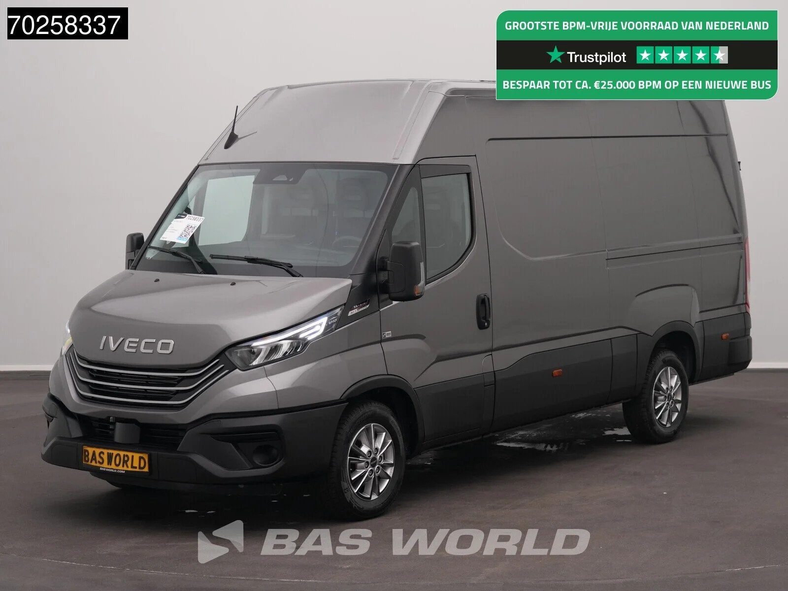 Iveco Daily 35S21 BPM VRIJ! 3.0L Automaat 210PK L2H2 2025-Mo, Neuf, Argent ou Gris, Achat, Euro 6
