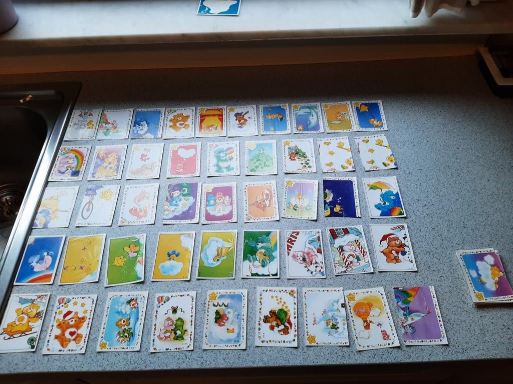 Vintage Care Bears Panini stickers – grote lot jaren 80, Ophalen of Verzenden