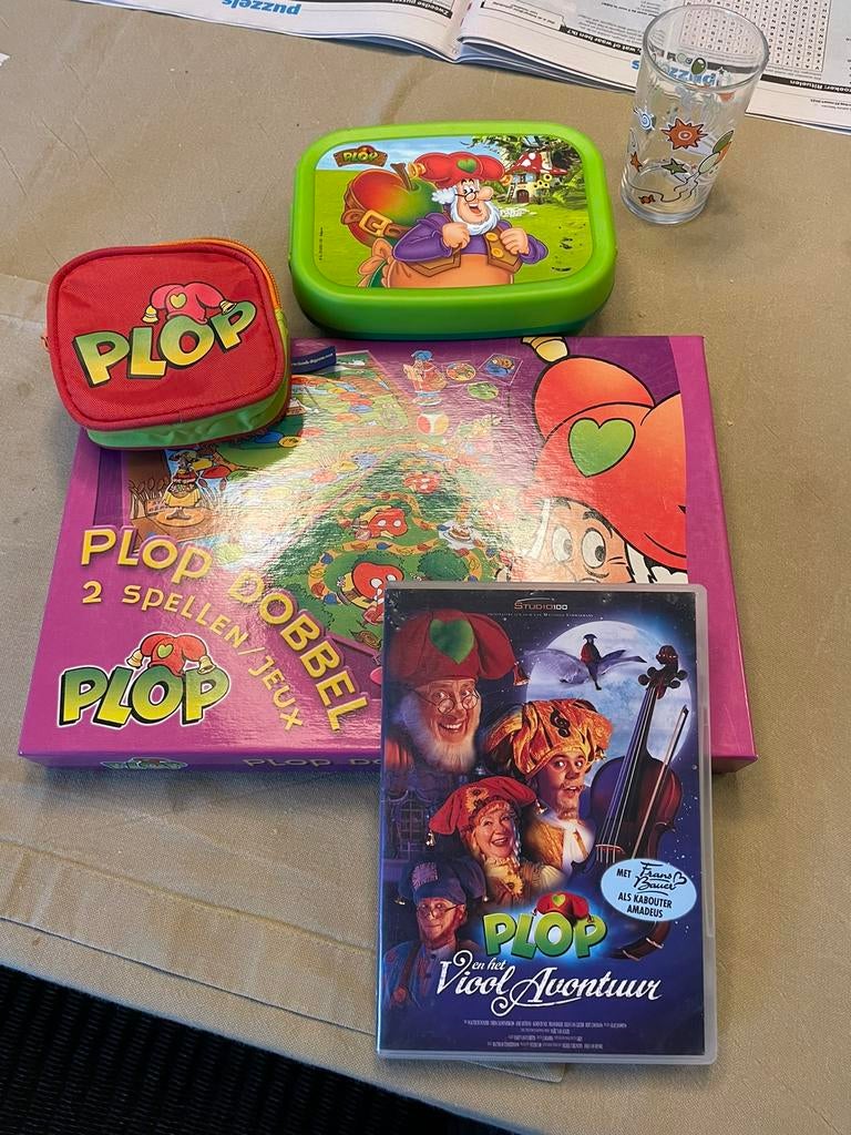 Plop spel portemonnaie dvd en brooddoos, Ophalen of Verzenden, Zo goed als nieuw