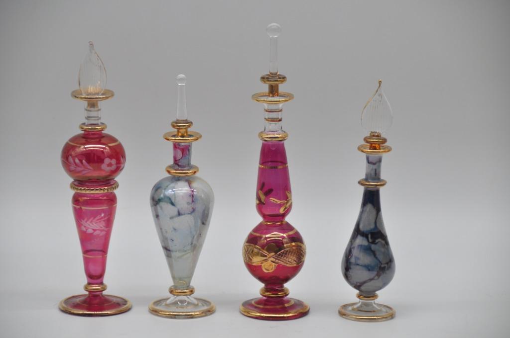 Parfum flesjes, Antiek en Kunst, Antiek | Glaswerk en Kristal, Ophalen of Verzenden