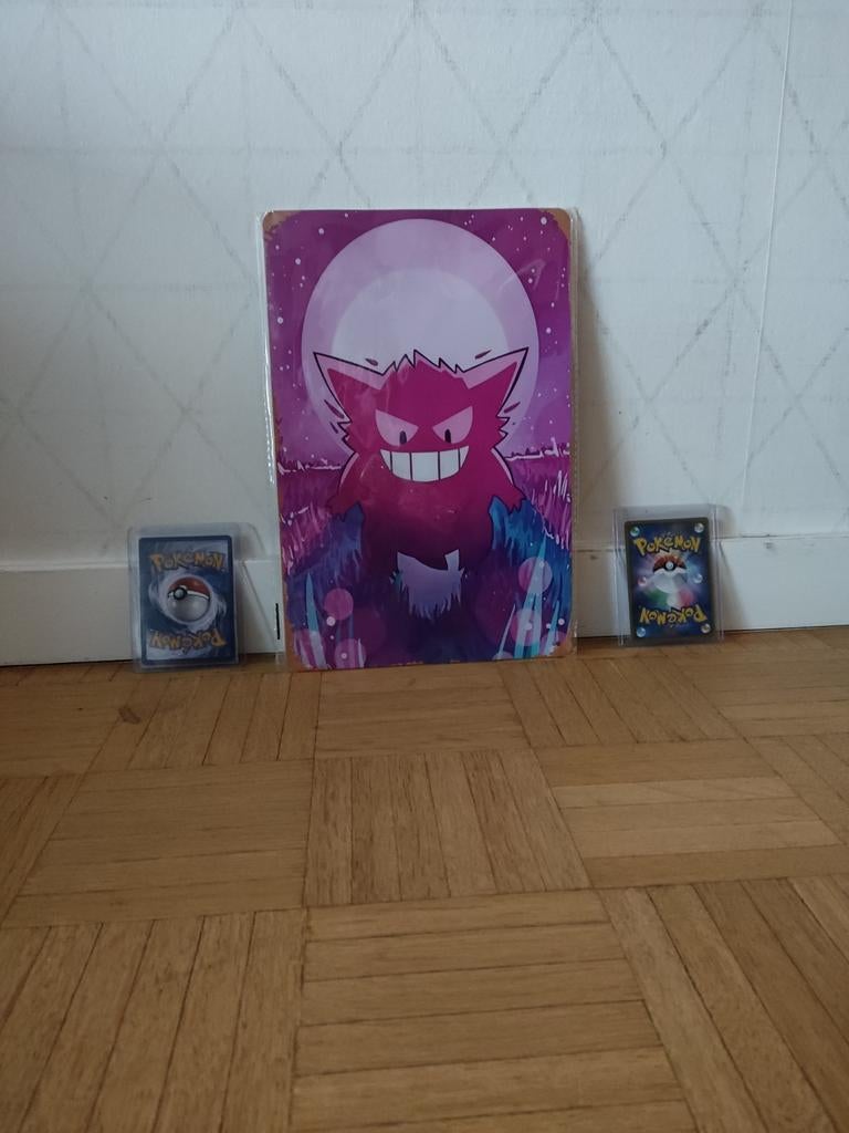Gengar foto metalen plaat pokemon, Hobby en Vrije tijd, Verzamelkaartspellen | Pokémon, Ophalen