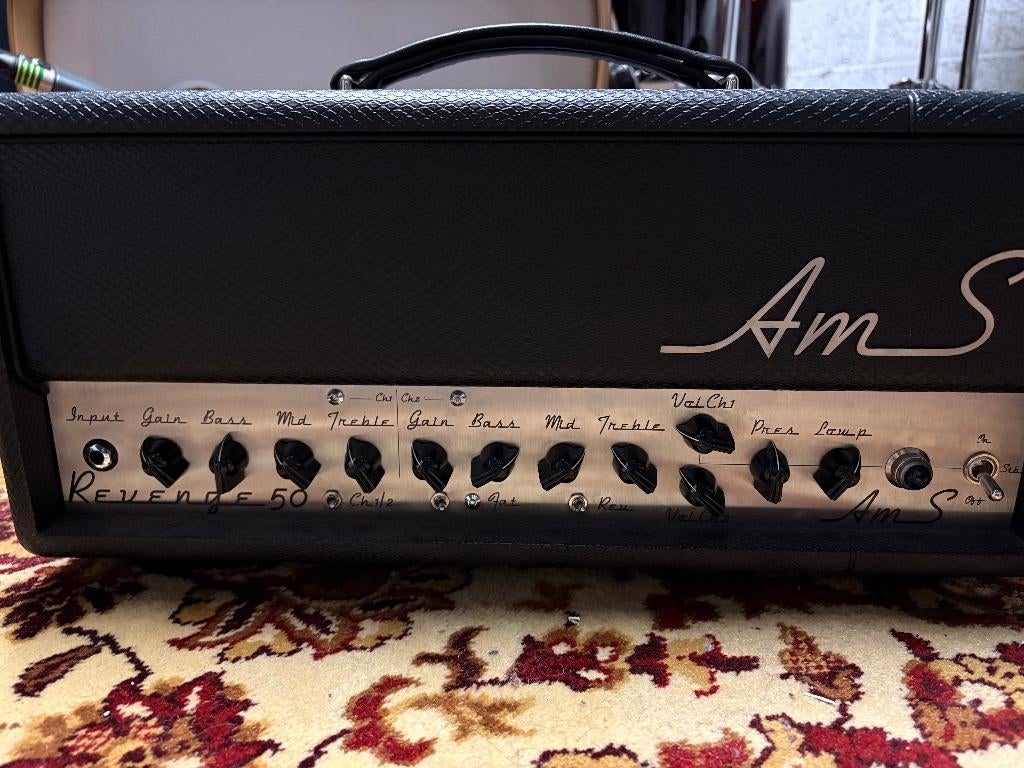 AMS Revenge 50, Muziek en Instrumenten, Versterkers | Bas en Gitaar, Ophalen, Gebruikt, Gitaar, 50 tot 100 watt