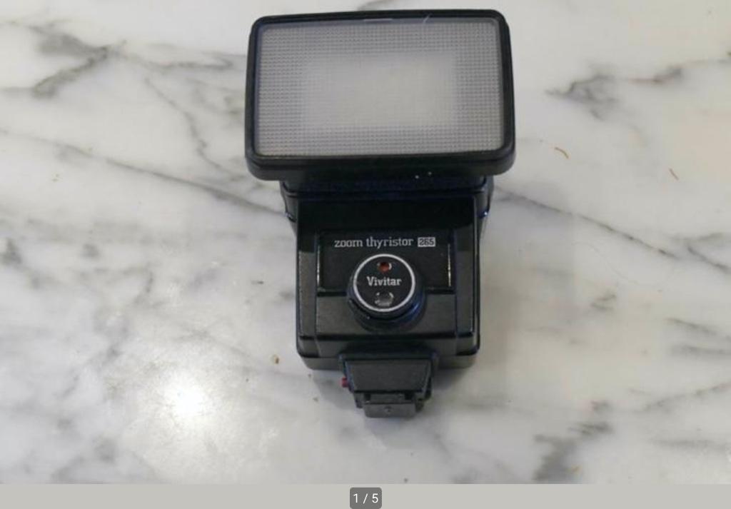 Thyristor Vivitar Zoom 265 avec flash, Enlèvement ou Envoi, Utilisé, Autres marques