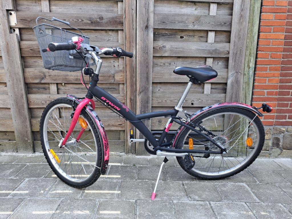 Meisjesfiets 24", 24 pouces, B-Twin, Comme neuf, Enlèvement