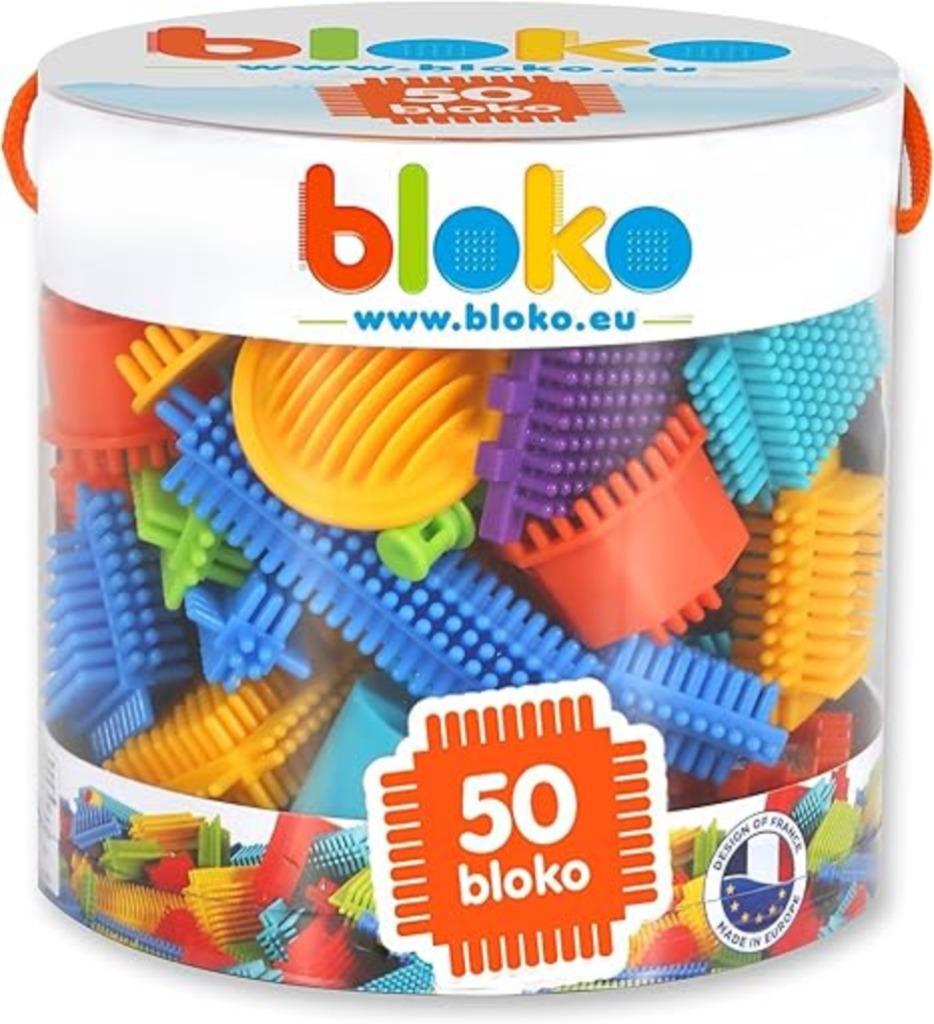 BLOKO | Mijn eerste bouwstenenset | 50 stuks | Nieuw, Kinderen en Baby's, Speelgoed | Bouwstenen, Overige merken, Bloko, -, Verzenden