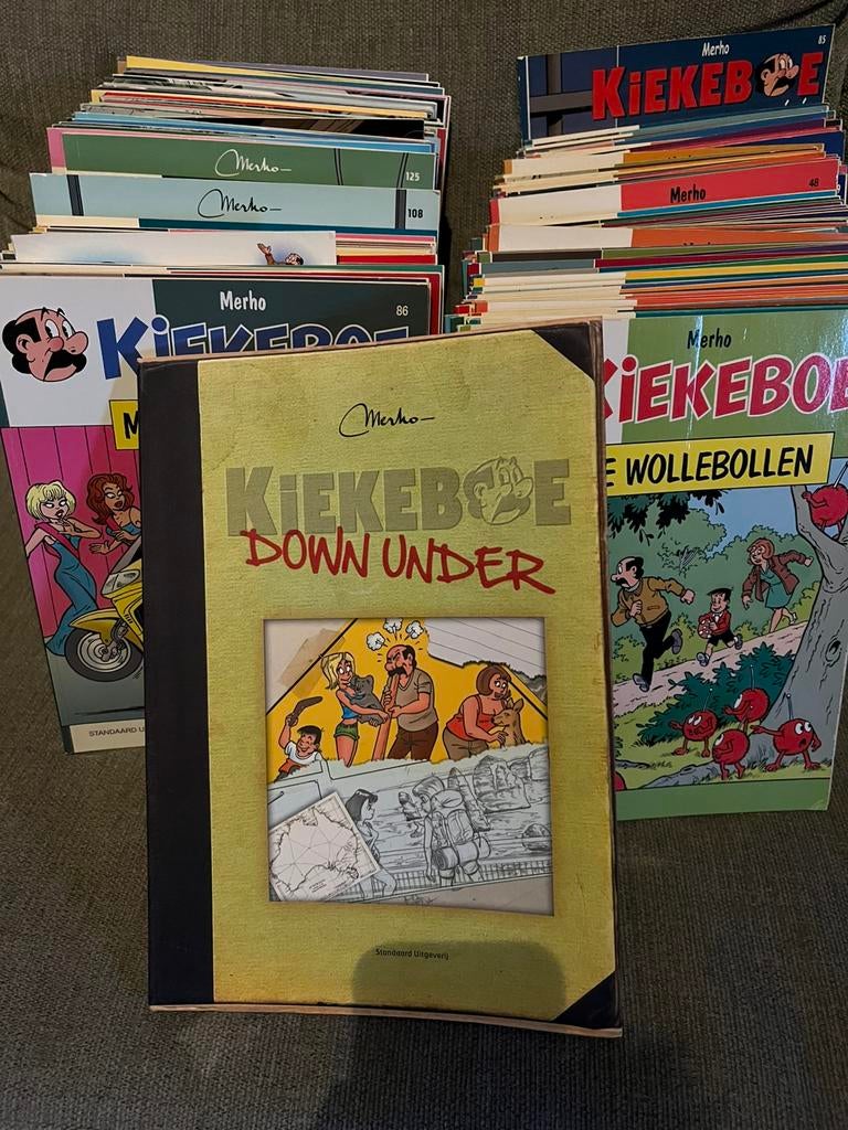 Kiekeboe - volledige reeks + Down Under, Boeken, Ophalen, Zo goed als nieuw