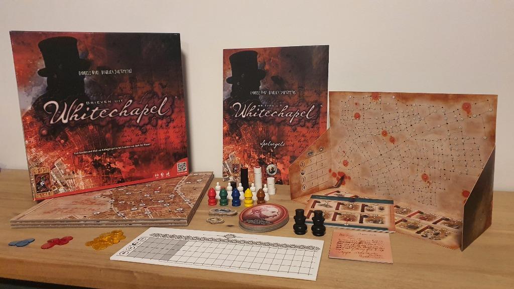 Boardgame - Brieven uit Whitechapel, Trois ou quatre joueurs, Enlèvement, Comme neuf, 999 Games